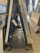Mobile Steel Framed A-Frame Rack, approx. 2.1m long (contents excluded)Please read the following
