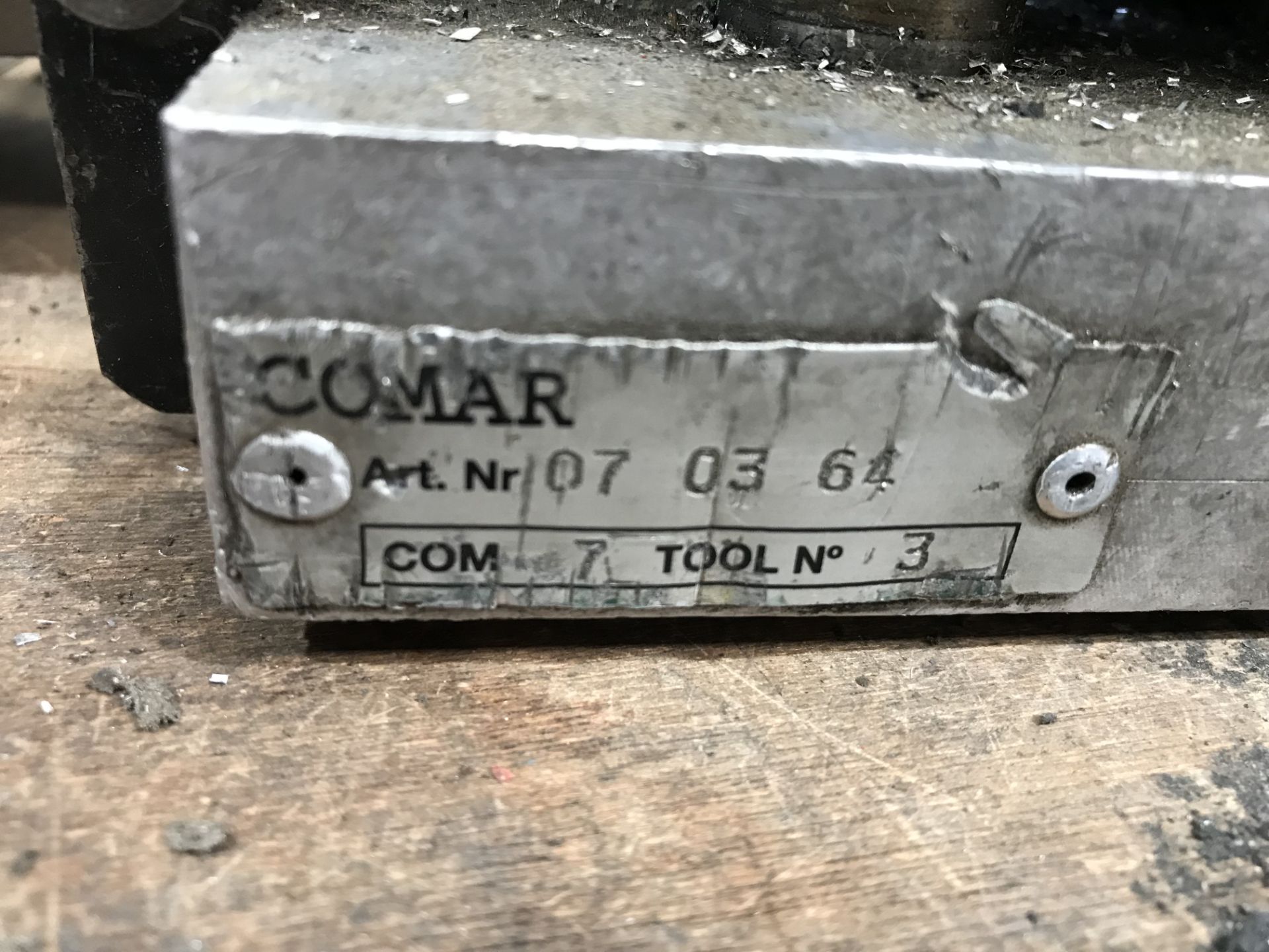 Comar Punch Tool for Door, understood to be COM7 Tool 1, no. 1A1C150 29907, with Comar Punch Tool - Image 3 of 4