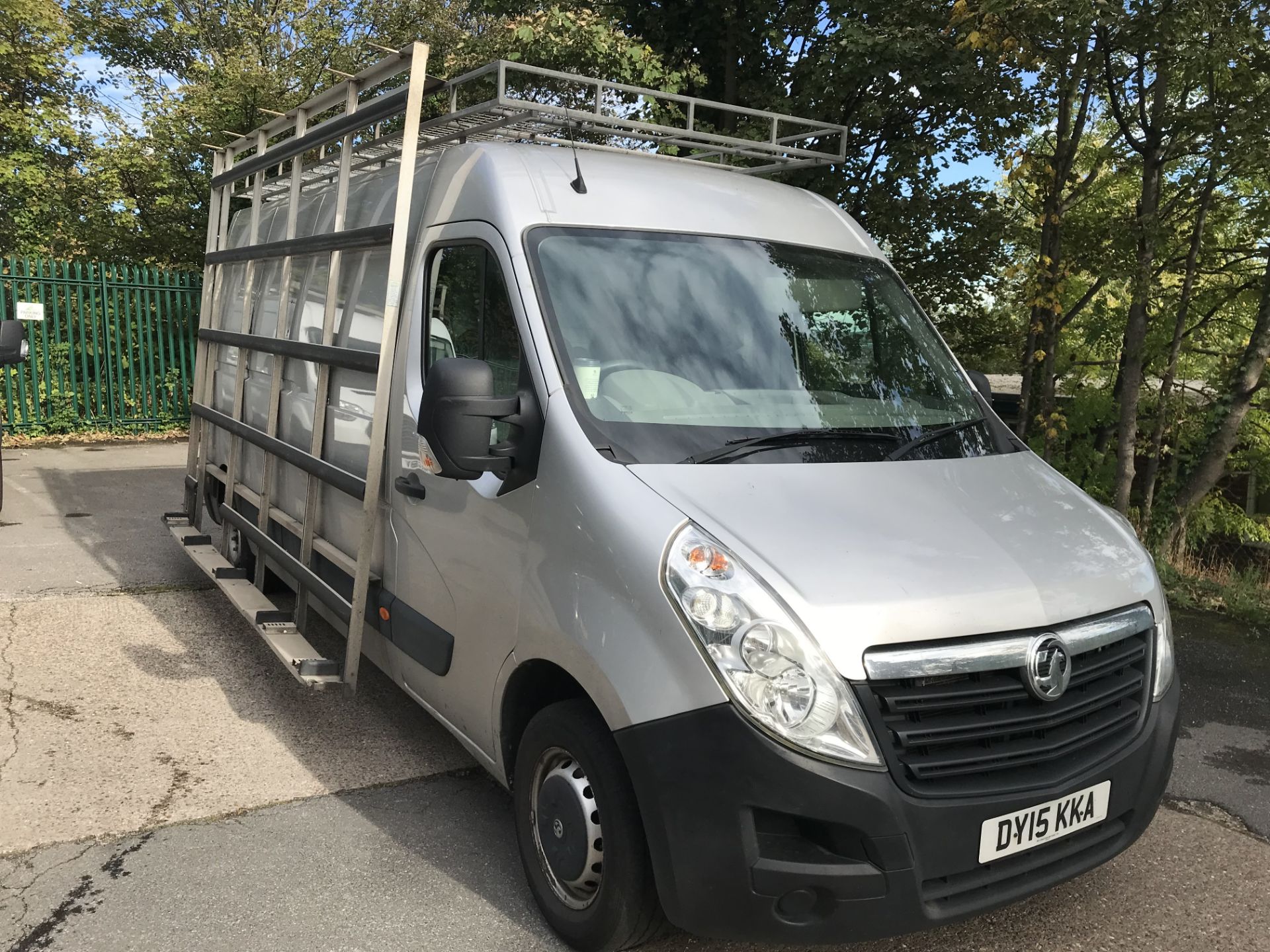 Vauxhall Movano 35 2.3 CDTi BiTurbo ecoflex 136ps VAN, with fitted glass rack, registration no. DY15