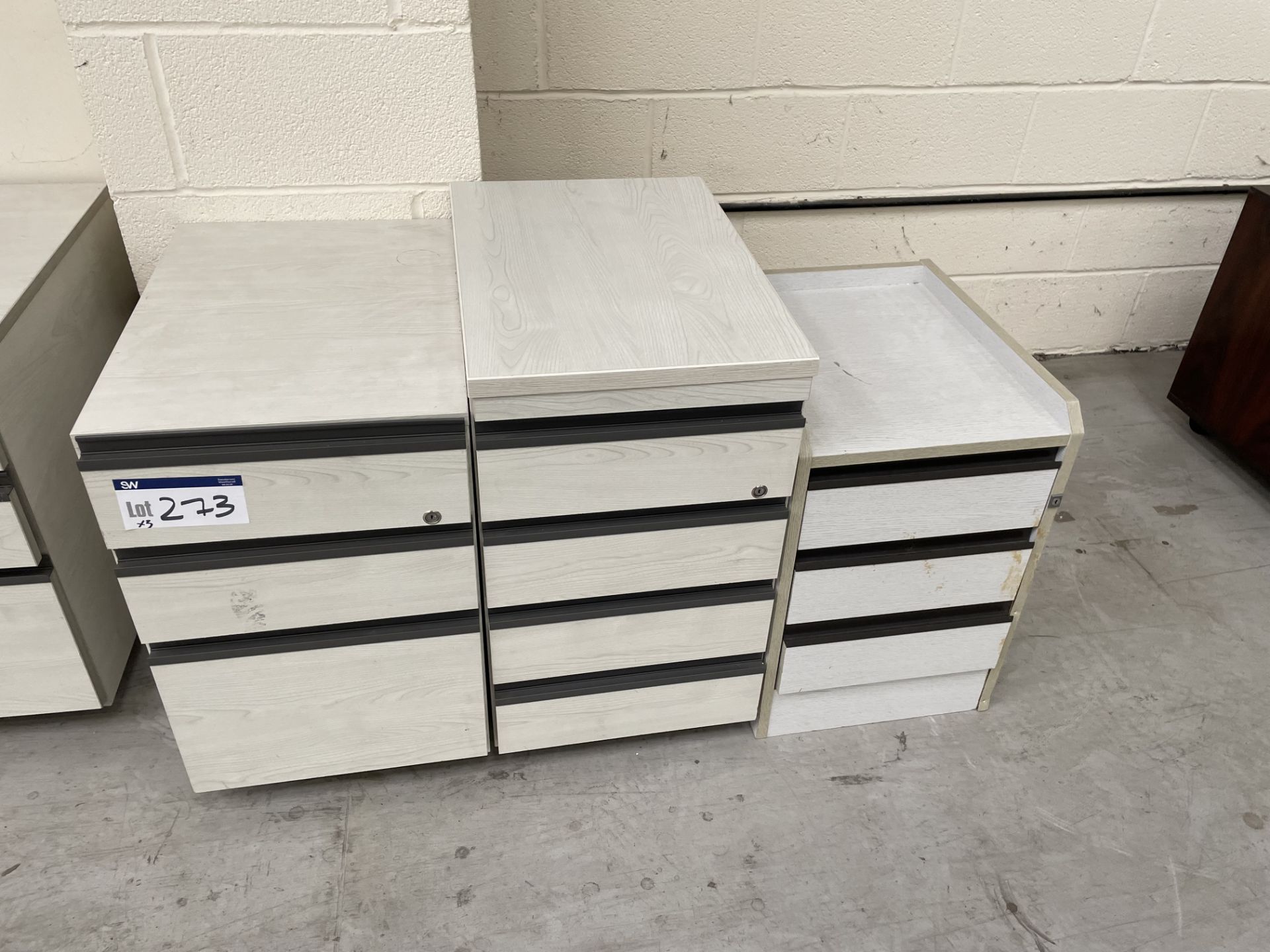 Three Multi-Drawer PedestalsPlease read the following important notes:- ***Overseas buyers - All