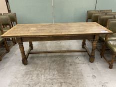 OAK DINING / MEETING TABLE, 2.14m x 810mmPlease read the following important notes:- ***Overseas
