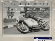 Framed Picture (Mike Halewood – A Motorcycle Racing Legend by Mick Wollett)Please read the following