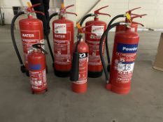 Seven Fire Extinguishers, as set outPlease read the following important notes:- ***Overseas buyers -