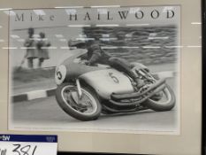 Framed Picture (Mike Halewood – A Motorcycle Racing Legend by Mick Wollett)Please read the following