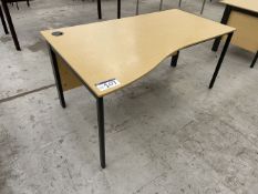 Wave Edge Desk, approx. 1.6m x 1mPlease read the following important notes:- ***Overseas buyers -