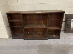 OAK BOOKCASE, approx. 1.75m x 1m highPlease read the following important notes:- ***Overseas