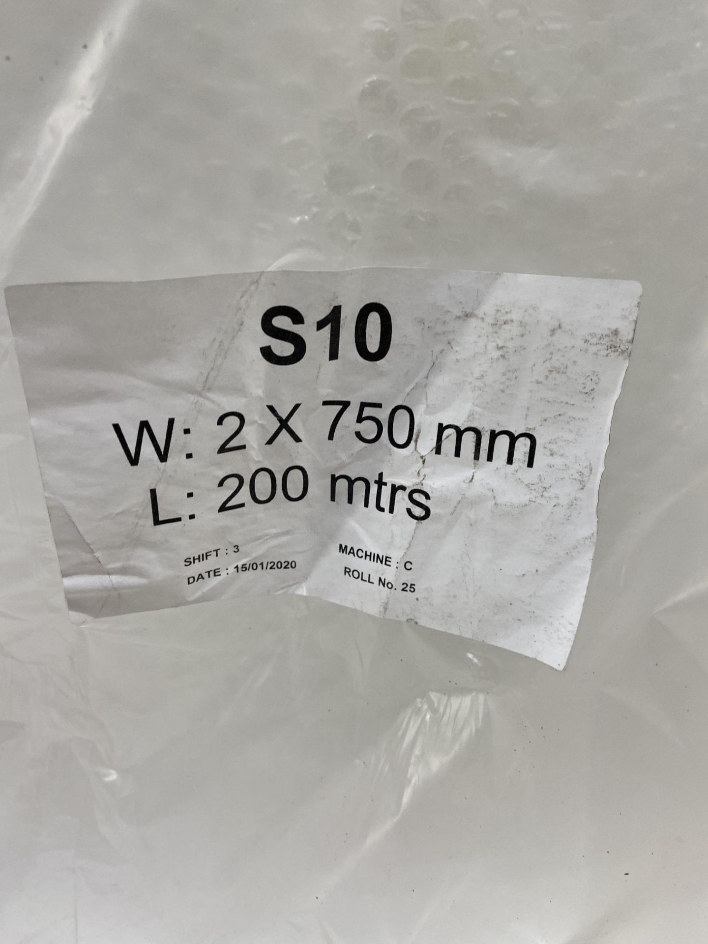 Ten Rolls of Bubble Wrap, 200mm x 750mm wide x 2mm thickPlease read the following important - Bild 2 aus 2