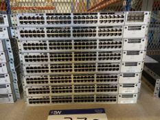 Eight Cisco Catalyst 9300 48 Port Switches