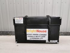 Mixed lot of Nine TV Flight Cases including