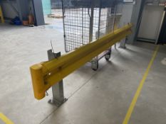 Two Bolted Galvanised Steel Fork Lift Truck Barriers