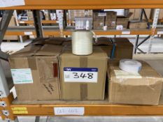Quantity of Polyester Cord Bale Strap & Tissue Tape, as set out on shelfPlease read the following