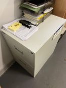 Silverline Two Drawer Metal Filing Cabinet Please read the following important notes:- All lots must