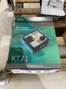 Two Kewtech KT71 Portable Appliance Testers