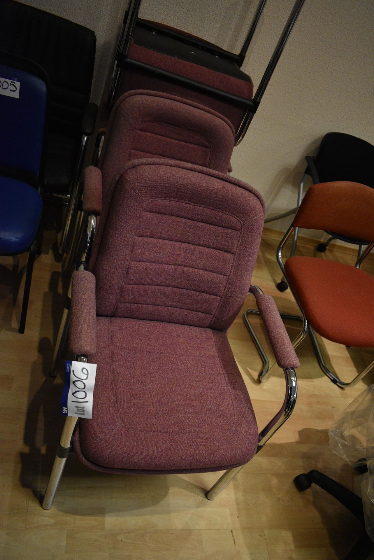 Four Fabric Upholstered Armchairs (note this lot i - Image 2 of 2