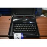 Corona Portable Typewriter, with case (note this l