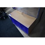 Accento Beach Blue Edge 18 Blue Trays Mobile Unit,