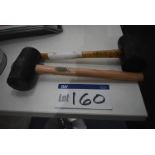 Two Rubber Mallets (note this lot is not subject t