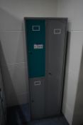 Two Single & Double Personnel Lockers (with keys)