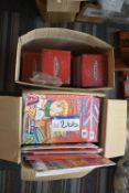 Educational Literature & Equipment, in two boxes (
