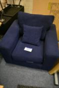 Fabric Upholstered Armchair (note this lot is subj