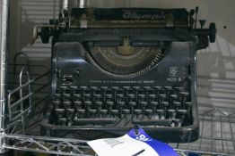 Olympia No. 8 Typewriter (note this lot is not sub