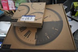Two Wall Clocks (note this lot is not subject to v