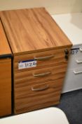 Three Drawer Pedestal (note this lot is subject to
