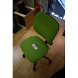 Fabric Upholstered Typist Chair (note this lot is