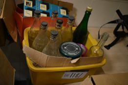 Assorted Glassware, in plastic tub (note this lot