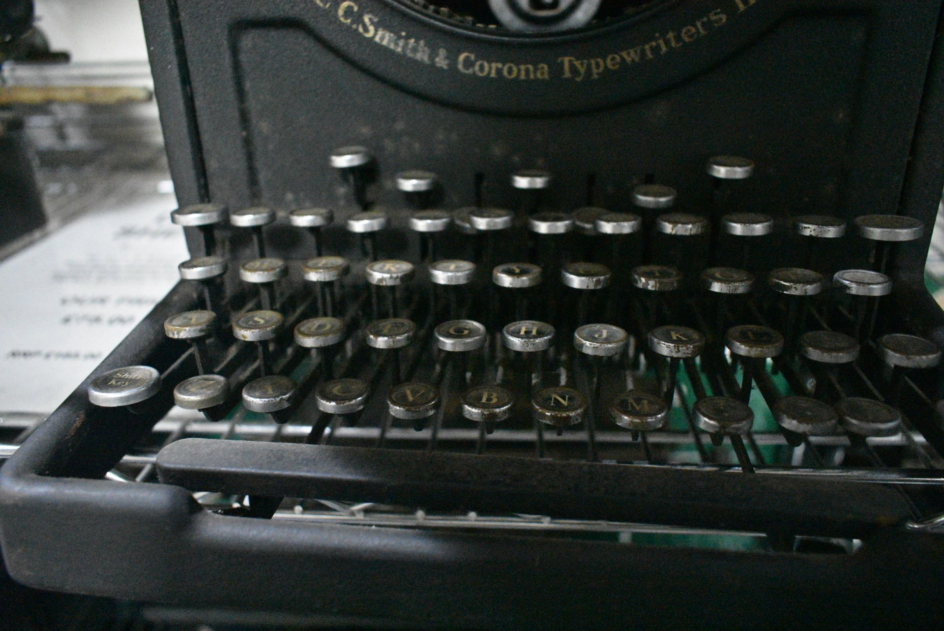 L C Smith & Corona Typewriter (note this lot is no - Image 5 of 5
