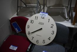 Battery Electric Wall Clock, 500mm dia. (note this