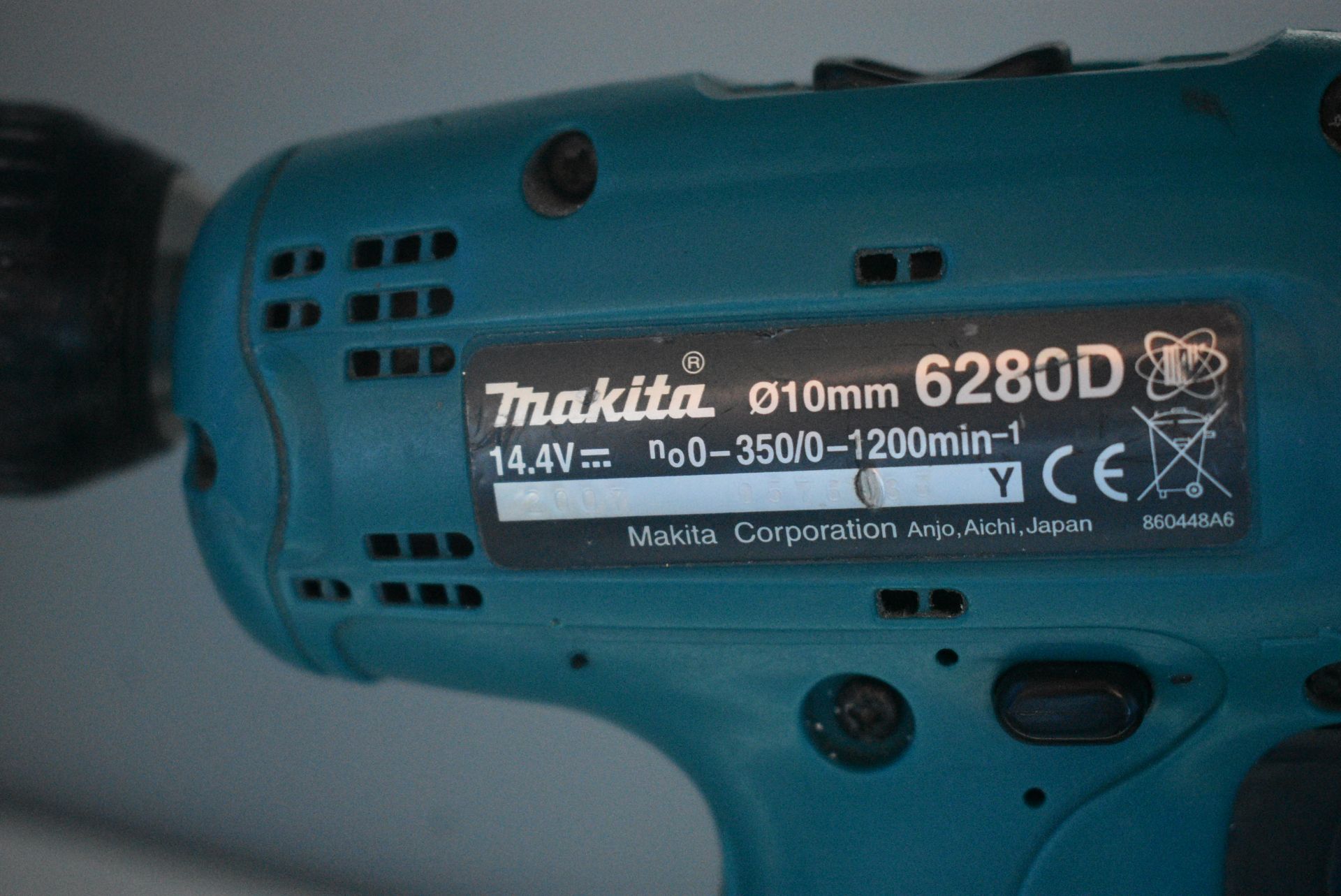 Three Makita Portable Electric Battery Drills (not - Image 2 of 3