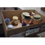 Ceramics, in box, including Wedgewood, character t