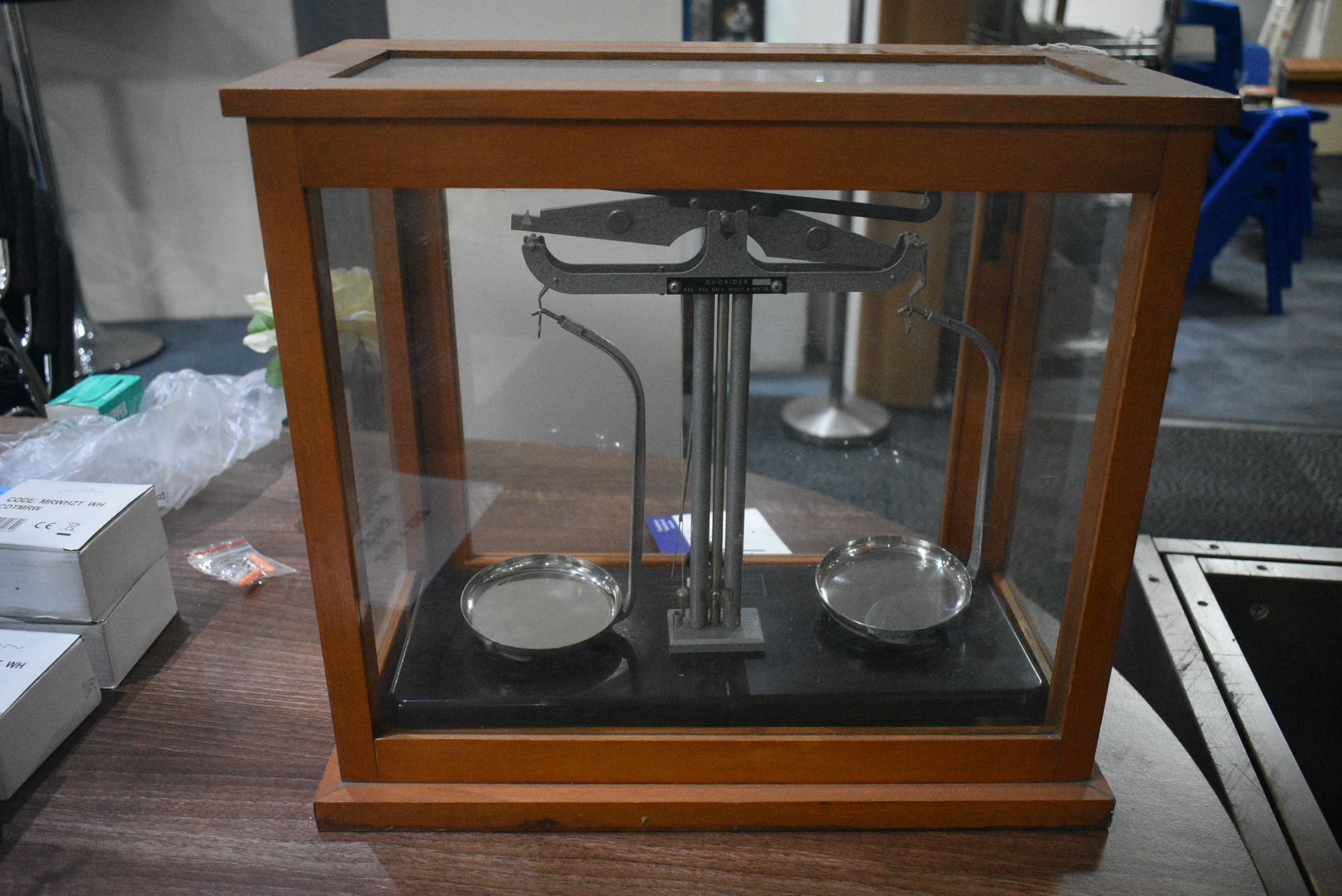 Griffin & George Wood Cased Laboratory Scales (not - Image 3 of 3