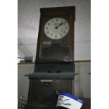National WOOD CASED TIME CLOCK (note this lot is n