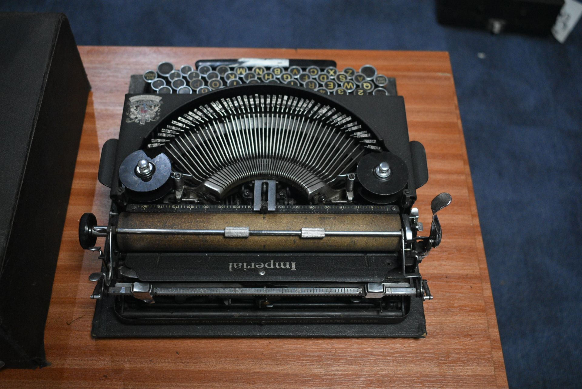 Imperial TYPEWRITER, with carry case (note this lo - Image 2 of 3