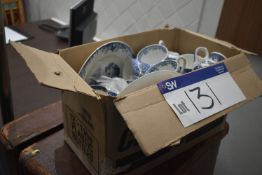 Assorted Ceramic Crockery, in box (note this lot i