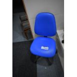 Vinyl Upholstered Typist Chair (note this lot IS s