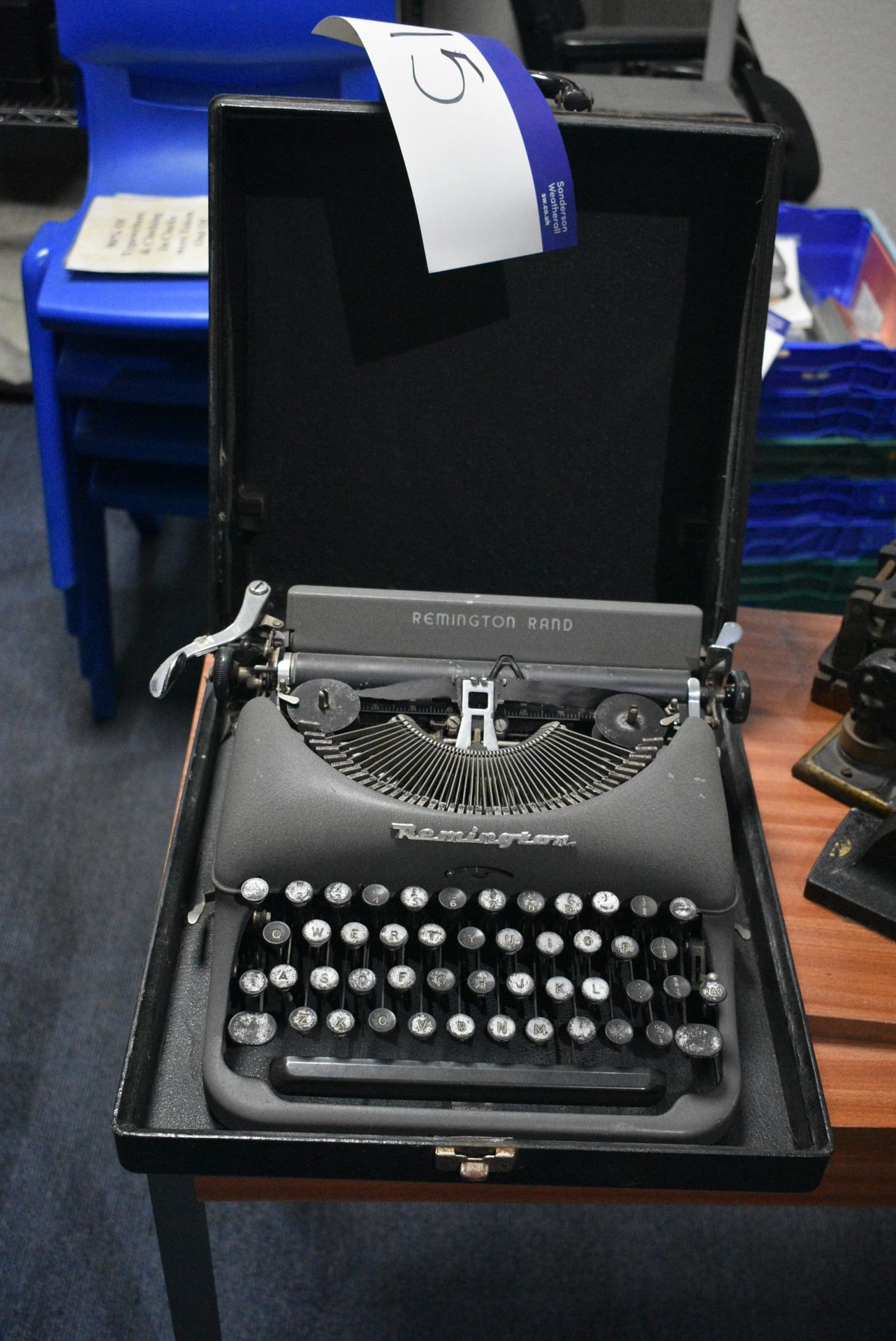 Remington Typewriter, in box (note this lot is not - Image 2 of 4