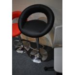 Gas Strut Bar Stool (black) (note this lot IS subj