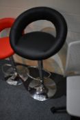 Gas Strut Bar Stool (black) (note this lot IS subj