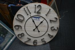 Battery Electric Wall Clock, approx. 800mm dia. (n