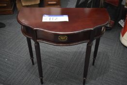Reproduction Wall Table, approx. 800mm wide (note