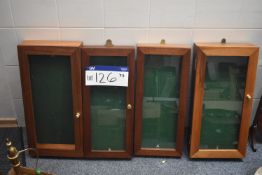 Four Mainly Glazed Door Display Cabinets (note thi