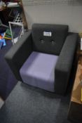 Fabric Upholstered Armchair (note this lot IS subj