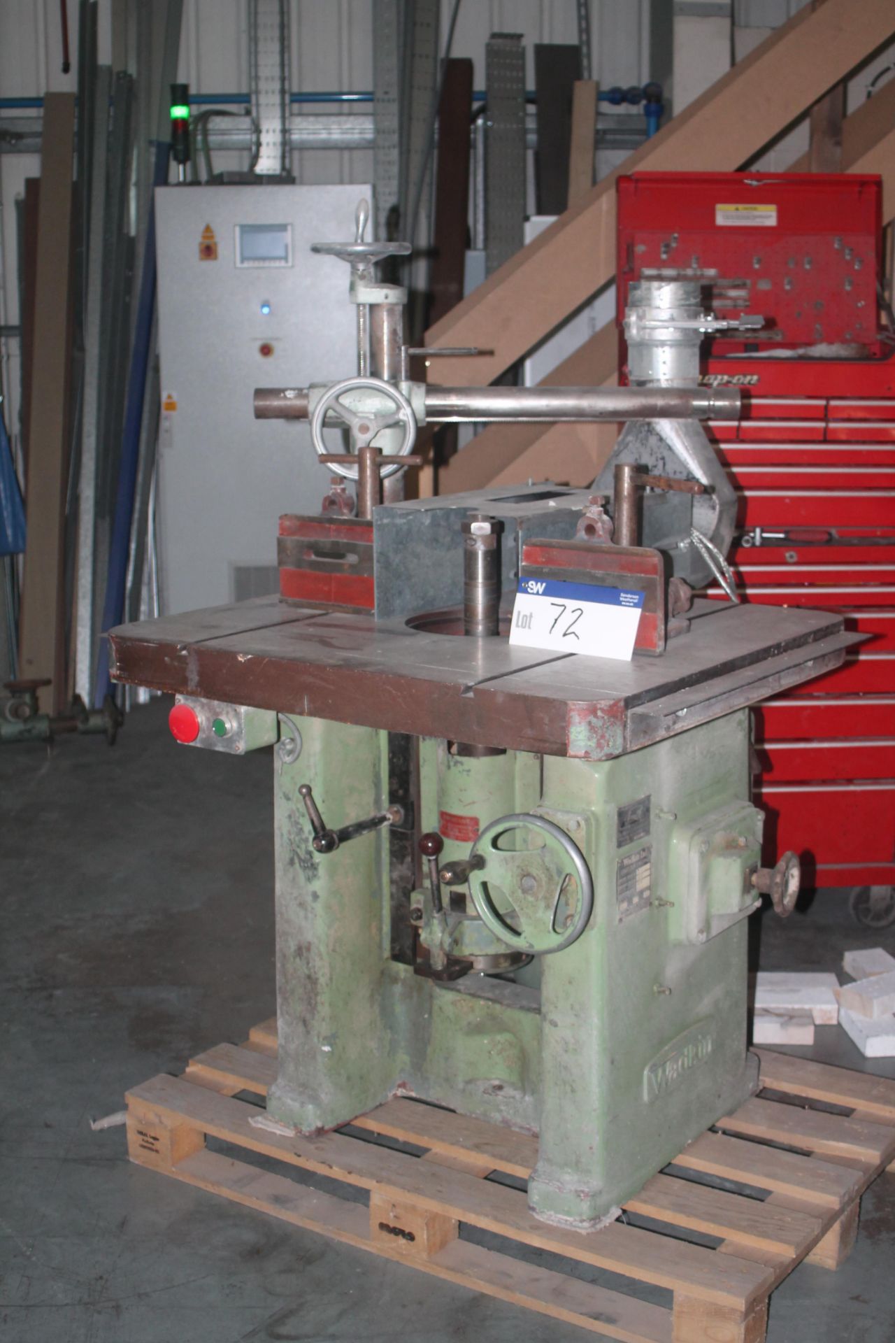 Wadkin EQ Spindle Moulder, free loading onto purch