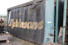 Curtain Side Vehicle Body, approx. 6.4m long, free