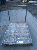 Steel Framed Trolley, approx. 1170mm x 915mm (additional lot to auction catalogue)Please read the