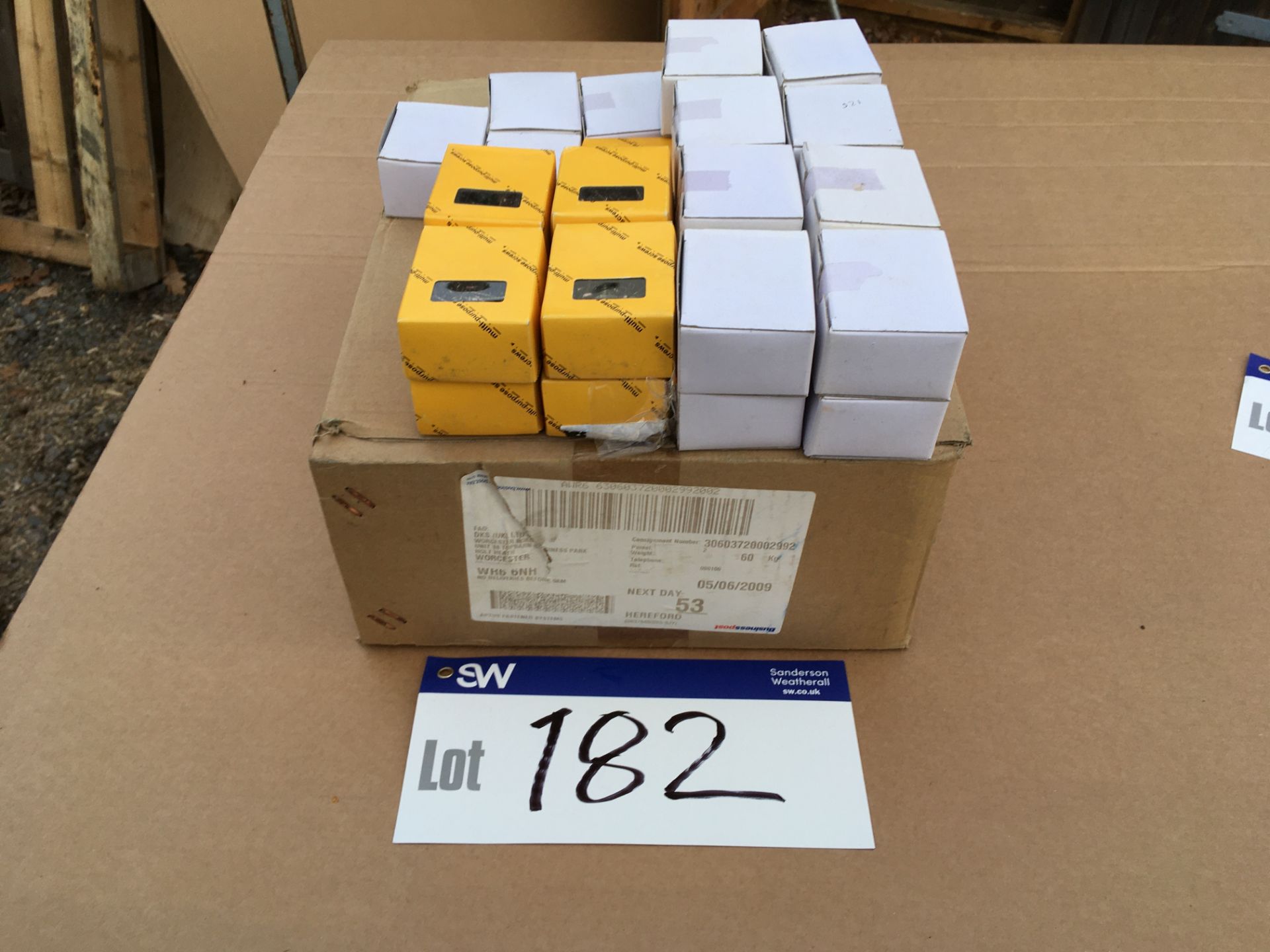 125 Boxes x Pozi Twinfast Screws (25,000), 16mm x 3 yellow (additional lot to auction catalogue)