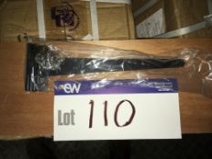 500 Pairs x 10in Black Tee Hinges, vendors comments/condition report - 1000 pcs (additional lot to